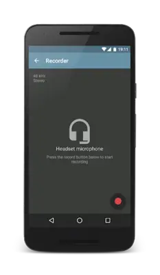 Voice Recorder android App screenshot 2