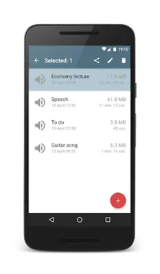 Voice Recorder android App screenshot 4